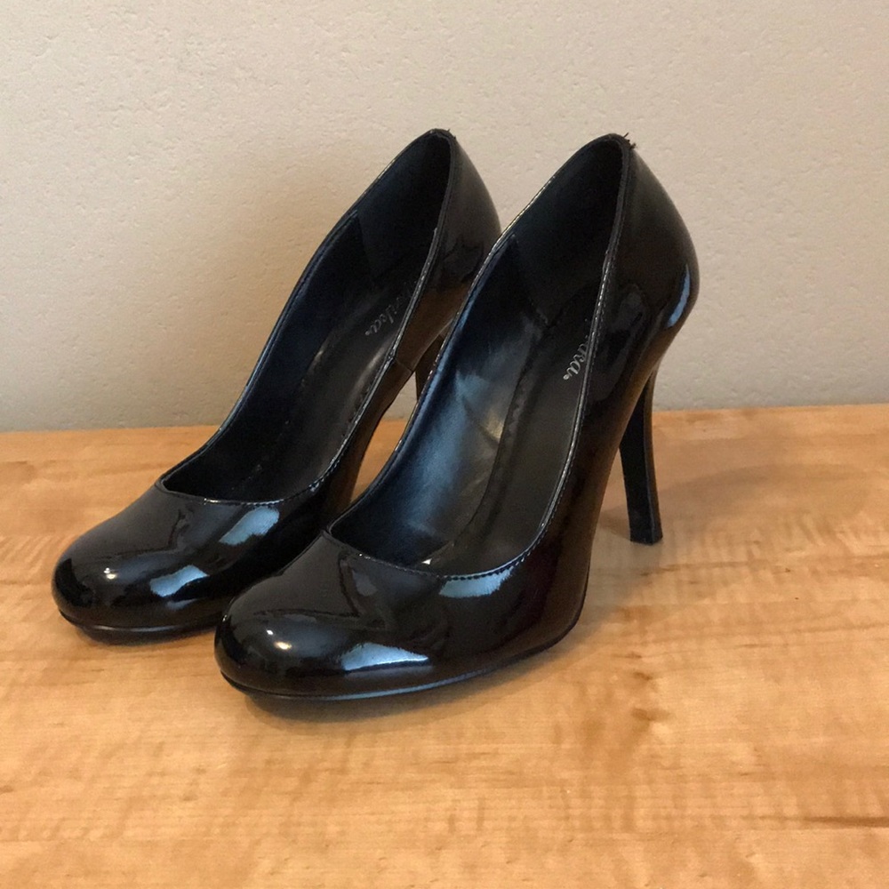 Black 4” heels